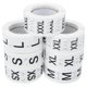 thumbnail image 1 of 7 Rolls Clothing Size Stickers Labels Round Self Adhesive Size Retail Stickers, 1 of 3