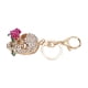 thumbnail image 3 of Llavero De Calavera, Anillos De Llave De Calavera De Flores Gancho, Diamantes De Imitación Checa, Día De La Madre, Colgante De Bolsas, Con Anillos De Llave, Colgante De Autos, 3 of 7
