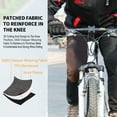thumbnail image 7 of VIKAMAKA Men's Winter Cycling Pants - Thermal, Waterproof with 4 Zipper Pockets Black Bicycle Pants, 7 of 7
