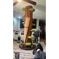 thumbnail image 3 of Spaco 90.5 Inch Tall Multifunctional Cat Tree with Private Condos, Cat Tree for Indoor Cats, Brown, 3 of 11