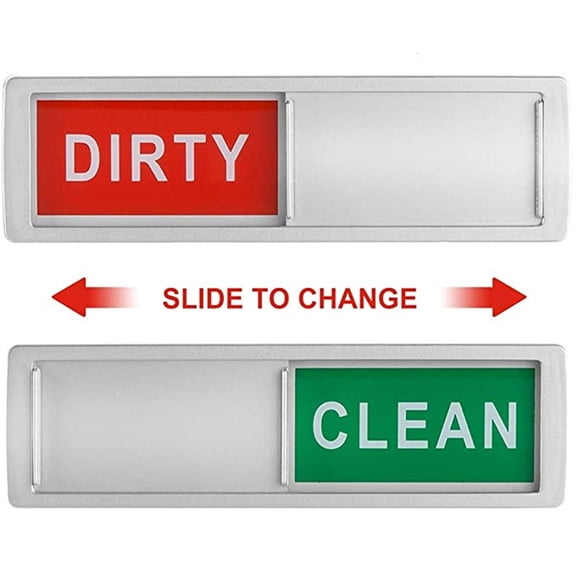 Hilingoto Clearance Dishwasher Magnet Clean Dirty Sign, Dirty All Clean Dishwasher Suit Indicator Dishwashers Sign Design Magnet Slider Kitchen,Dining & Bar Christmas Clearance