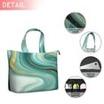 thumbnail image 2 of Blue and Gold Marble Flow Veins Pattern Travel Tote Bags for Women Carry On,Large Weekender Bags for Women Travel,Multi Functional Duffle Bag for Work,Shopping,Sports, 2 of 5