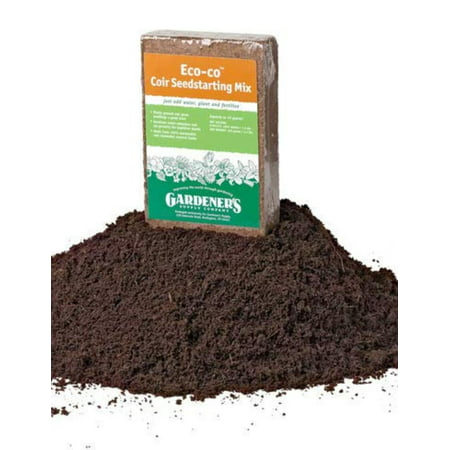 Eco-co Coir Fine Grade Seedstarting Mix, Effective and economical planting mix for starting seeds By Gardeners Supply
