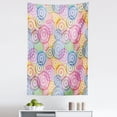 thumbnail image 1 of Modern Tapestry, Geometric Circles Rounds in Vivid Colors Retro Design with Abstract Background Print, Fabric Wall Hanging Decor for Bedroom Living Room Dorm, 5 Sizes, Multicolor, by Ambesonne, 1 of 1