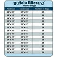 thumbnail image 5 of Buffalo Blizzard Blue 16 Gauge 4' Single Chamber Water Bag Kit for Rectangle Swimming Pool, 12' x 24', 5 of 6