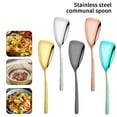 thumbnail image 2 of Bxaolu Stainless Steel Solid Serving Spoon, Non-Stick And Heat Resistant, 10.55 Inch Serving Spoon Dishwasher Safe, Easy to Clean, Rose Gold, 2 of 9