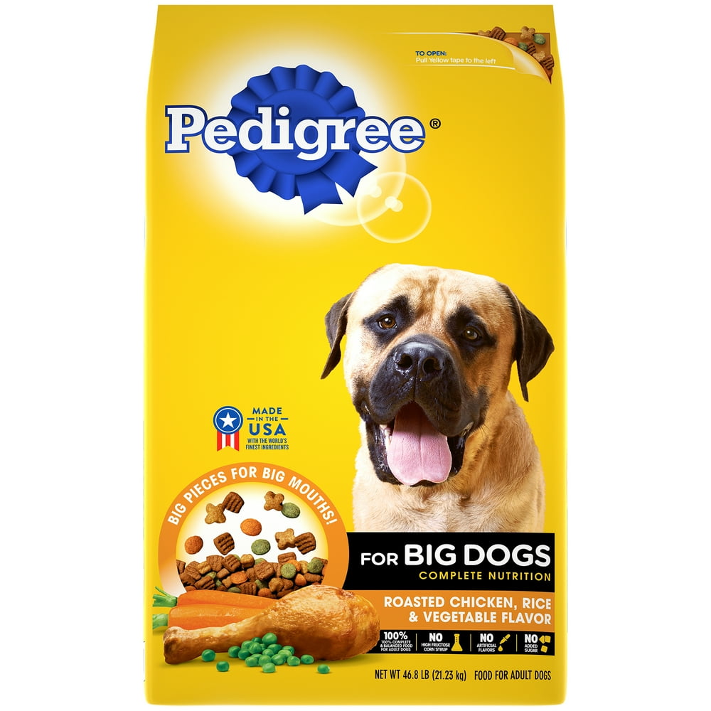 PEDIGREE For Big Dogs Adult Complete Nutrition Dry Dog Food Roasted