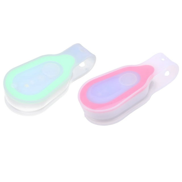 Minkissy 2Set Running Clip On Light LED Safety Light for Waterproof Night Running Experiences