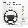 thumbnail image 3 of Balery Funny Chicken Fundas elásticas antideslizantes para volante, funda protectora universal para hombre y mujer, 15 pulgadas, accesorios para coche., 3 of 6