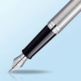 thumbnail image 4 of Waterman Hémisphère Fountain Pen | Stainless Steel with Chrome Trim | Medium Nib | Blue Ink | Gift Box, 4 of 7