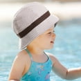 thumbnail image 4 of Otqutp Toddler Summer Hat Baby Boys Girls Casual Sun Bucket Cap Beach Visor Cap Hat Headwear For Children Traveling, 4 of 7