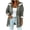 Gray, variant on Womens Full Zip Windbreaker, Drawstring Tie Waist Rainproof Jackets Lightweight Casual Loose Long Sleeve Zippered Hooded Jackets with Pockets Light Blue S
