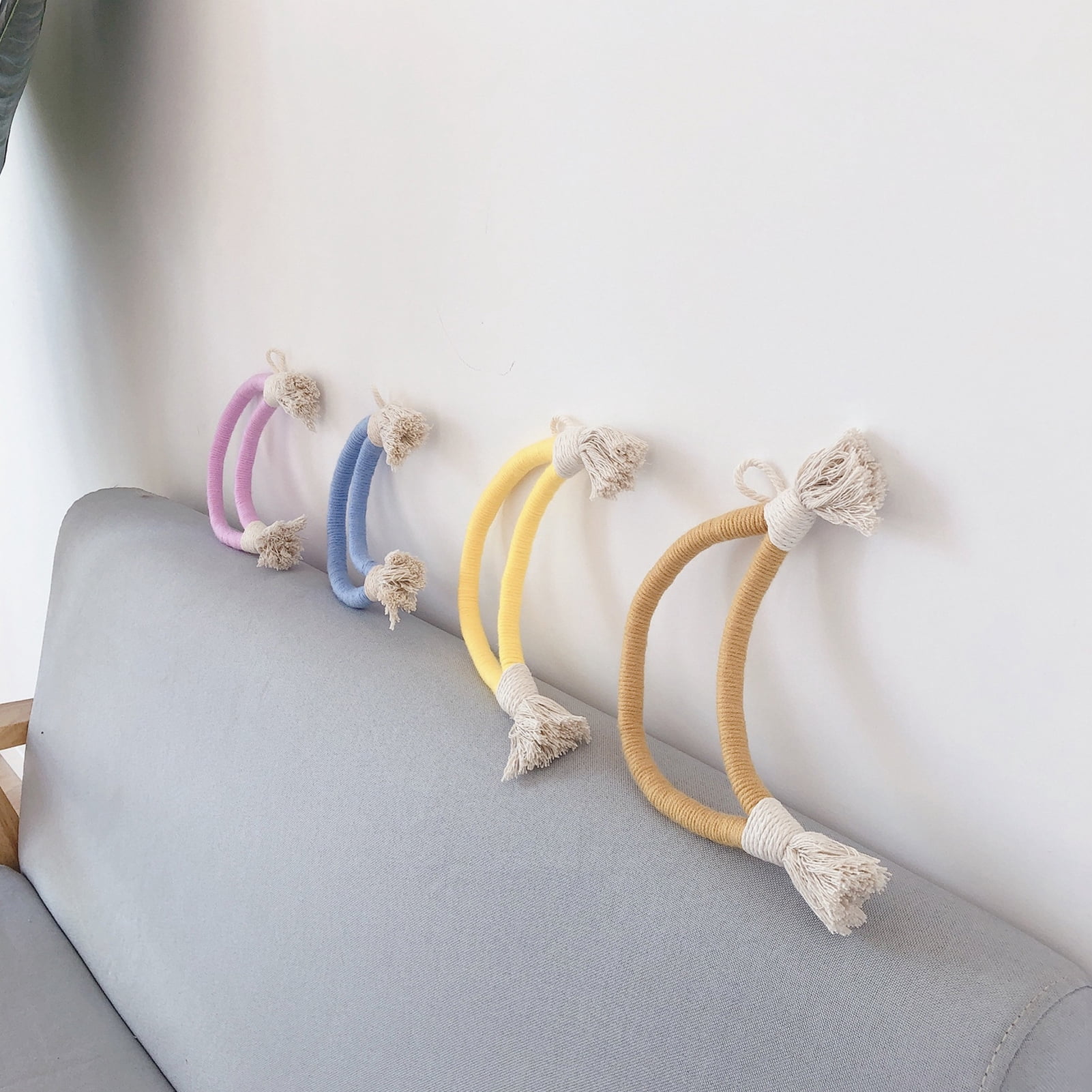 Happy date Wall Hanging Decor Aesthetic Handcrafted Cotton Rope Moon ...