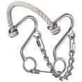 thumbnail image 2 of Tough 1 Bit Miniature Rope Nose Hackamore Stainless Steel 24117, 2 of 2