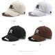 thumbnail image 3 of Clásico R Gorra Hombres Bordado De Béisbol Mujeres unisex Pareja Gorras Sombrero Sol Accesorios, 3 of 4