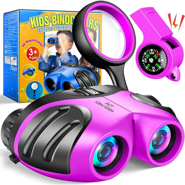 Binoculars for Kids, 8x21 HighResolution Binoculars Set Toy for Bird Watching Educational