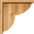 thumbnail image 3 of 8"W x 14"D x 14"H Crestline Rough Sawn Corbel w/Backplate, Western Red Cedar, 3 of 9