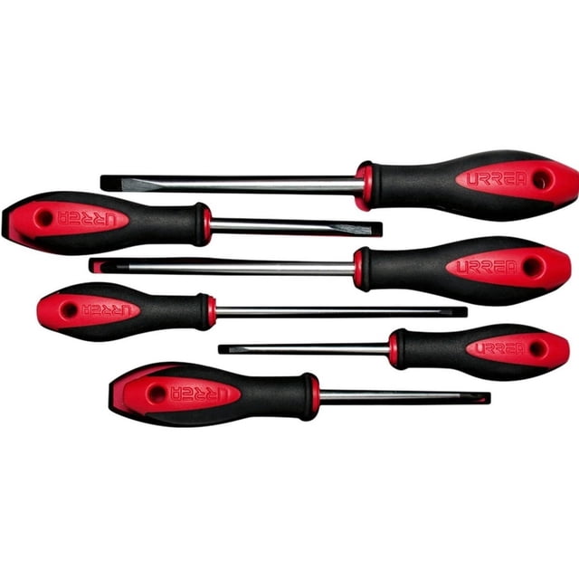 Juego 6 Destornilladores Bimaterial Combinado Ch115l Urrea Urrea CH115L