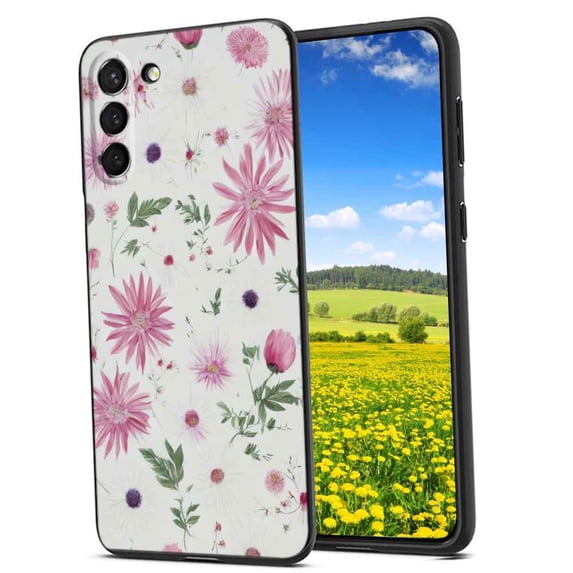 Flowers-6-346 Phone Case, Degined for Samsung Galaxy S21 Case Men Women, Flexible Silicone Shockproof Case for Samsung Galaxy S21