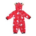 thumbnail image 4 of Ensemble de Pyjamas Assortis pour la Famille Combinaison de Nuit Sweat à Capuche Flocon de Neige, 4 of 6