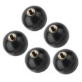 thumbnail image 4 of 5pcs Black Round Ball Engineering Plastic Lever Knob M10*35 Machine Tool Replacement, 4 of 5