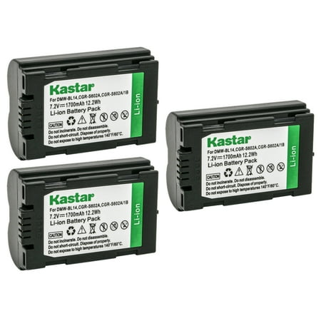 Kastar Battery 3-Pack Replacement for Leica BP-DC1 Leica BP-DC3 BP-DC3E BP-DC3J BP-DC3U Battery Leica DIGILUX 1 Leica DIGILUX 2 Leica DIGILUX 3 Camera