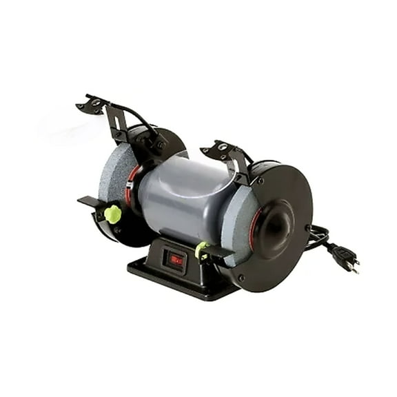 Master Mechanic Corded Electric 6 Inch Bench Grinder with Induction Motor