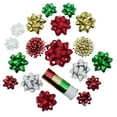 thumbnail image 3 of Traditional Bow Ribbon Kit, Red, Gold & Green, 18 Bows & 72 ft by Holiday Time, 3 of 9