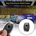 thumbnail image 2 of Funda de Llave de Coche de Silicona TPU de 3 Botones con Borde Plateado Gris para Mercedes-Benz A/B/C/E/G/K/M/R/S/V/W/X - Funda de Control Remoto de 3 Botones, 2 of 6