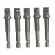 thumbnail image 5 of Juego de 5 adaptadores de extensión de enchufe a taladro, vástago hexagonal de 1/4 de pulgada para 375 mm, 5 of 9