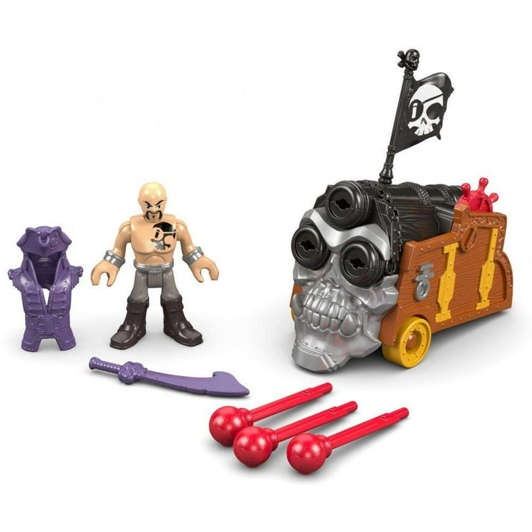 Imaginext Davey Jones & Triple Cannon - Walmart.com
