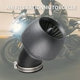 thumbnail image 4 of Tgbvmt Motorcycle Air Filter Universal Exhaust Intake Cleaner High Flow Metal Mesh Design Engine Power Boost Replacement For 28mm 35mm 42mm 48mm Carburetor Modification Part Upgrade, 4 of 7