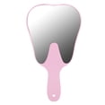 thumbnail image 1 of Espejo dental NikouMX en forma de diente blanco rosa morado, 1 of 8