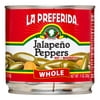 La Preferida Jalapeno Peppers, Whole, 11 Oz