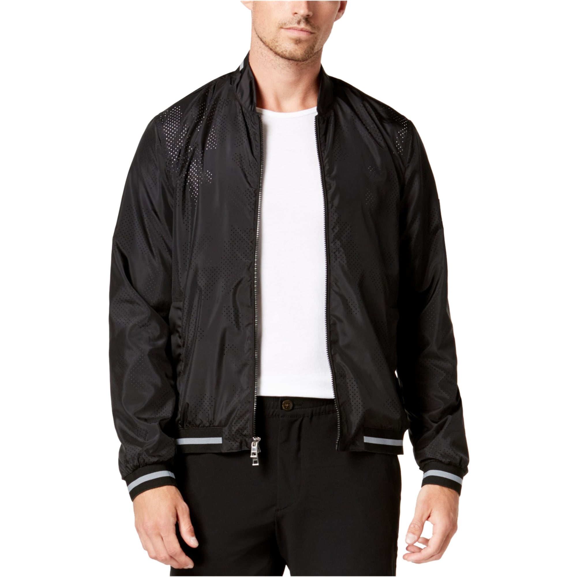 Michael Kors Mens Perforated Bomber 