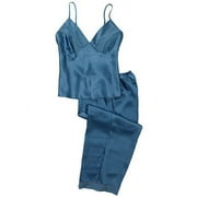 St Solid Satin Pj