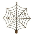 thumbnail image 2 of Vrorvz Halloween Spiderweb Candle Holders Halloween Decorations Indoor Outdoor with Spooky Web Design for Halloween Parties Displays Versatile Hanging Metal Craft for Walls Doorways Trees 7.5in Gold, 2 of 5