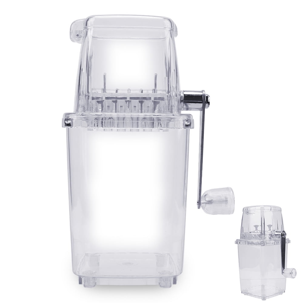 Manual Ice Crusher & Shaved Ice Machine – 1.25L Large Capacity Hand-Cranked Ice Shaver for Home, Bar & Parties – Portable Multi-Function Snow Cone Maker & Blender Tool for Cocktails & Desserts