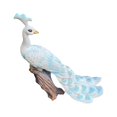 thumbnail image 2 of yotijay Peacock Sculpture ,Peacock Statue, Peacock Ornament, Peacock Figurine for Indoor White, 2 of 5