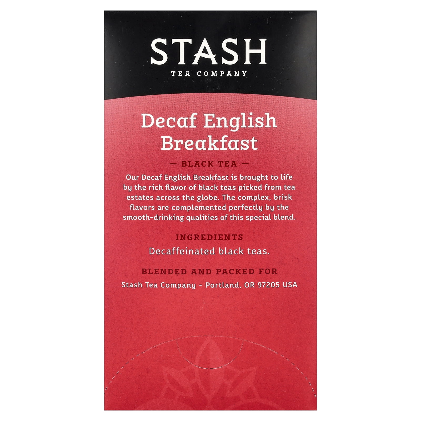 (5 pack) Stash Decaf English Breakfast Tea Bags, 18 Count, 1.2 Oz