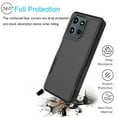 thumbnail image 4 of For Motorola Moto G 5G 2025 Case, 2 in 1 Hard PC Phone Case for Moto G 5G 2025 6.7", Takfox Rubber & Rugged Sturdy Shockproof Full Body Protection Case Cover,Black, 4 of 12