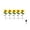 A, variant on 5 Pack Solar Garden Light, Three Head Sunflower Cluster Waterproof Weather Resistant Design, LED Lamp for Patio Yard Walkway Wedding Party Outdoor Decoration