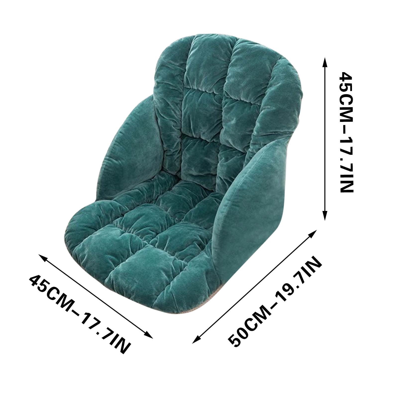 Kbndieu Heated Seat Cushion for Office Chair, Portable Heating Chair Pad, Soft Thick Chair Warmer for Back, Waist, Hips, Thighs Home Office Use