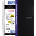 thumbnail image 3 of Five Star Spiral Notebook + Study App, 3 Subject, College Ruled, 8.5" x 11", Black, 3 of 8