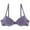 Purple, variant on Women's Comfortable Transparent Shoulder Strap Cordless Backless Bra with Convertible Straps, Size 38