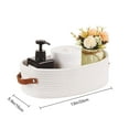 thumbnail image 7 of Hzsb Small Storage Basket with Handle Small Woven Basket Pets Decorative Shelf Organizer Home Office Mini Basket, 7 of 7