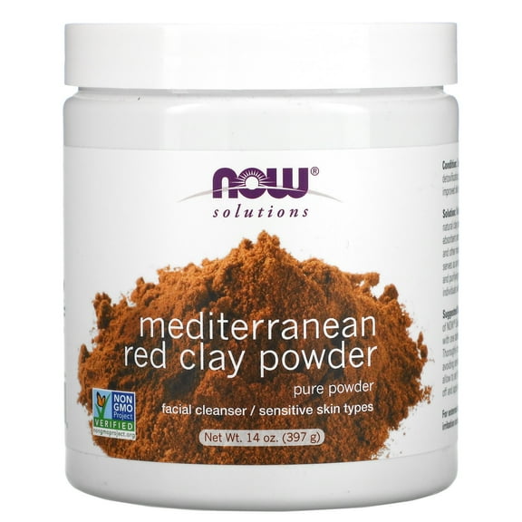 Now Foods Moroccan Red Clay 14 oz Powder