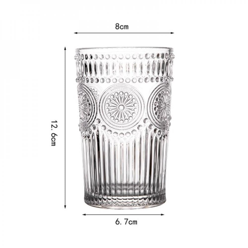 Beer Glass Cup Golden Rim Cocktails Cups Home Breakfast Milk Juice Mugs