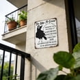 thumbnail image 5 of Be Like A Crow Vintage Metal Sign – Funny Positive Wall Art for Home, Office, Kitchen & Farmhouse Decor, For Friends Colleague, Country Farmhouse Style Wood Box Decor Signs Inspirational Gifts, 5 of 8