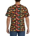 thumbnail image 2 of Naloa Construction Truck Men's T-Shirt Sport T-shirt Men's Basic Tee Casual Men's Shirt, Round Neck, Short Sleeves - Small, 2 of 5